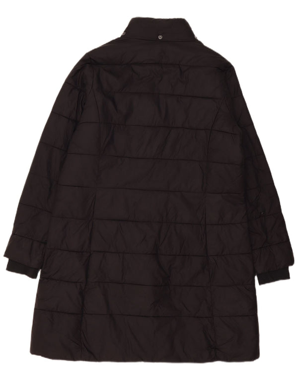 Barbour Damen gepolsterter Mantel UK 16 Large Schwarz