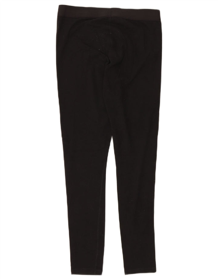 CHAMPION Womens Colorado State Rams Leggings UK 12 Mittelschwarze Baumwolle