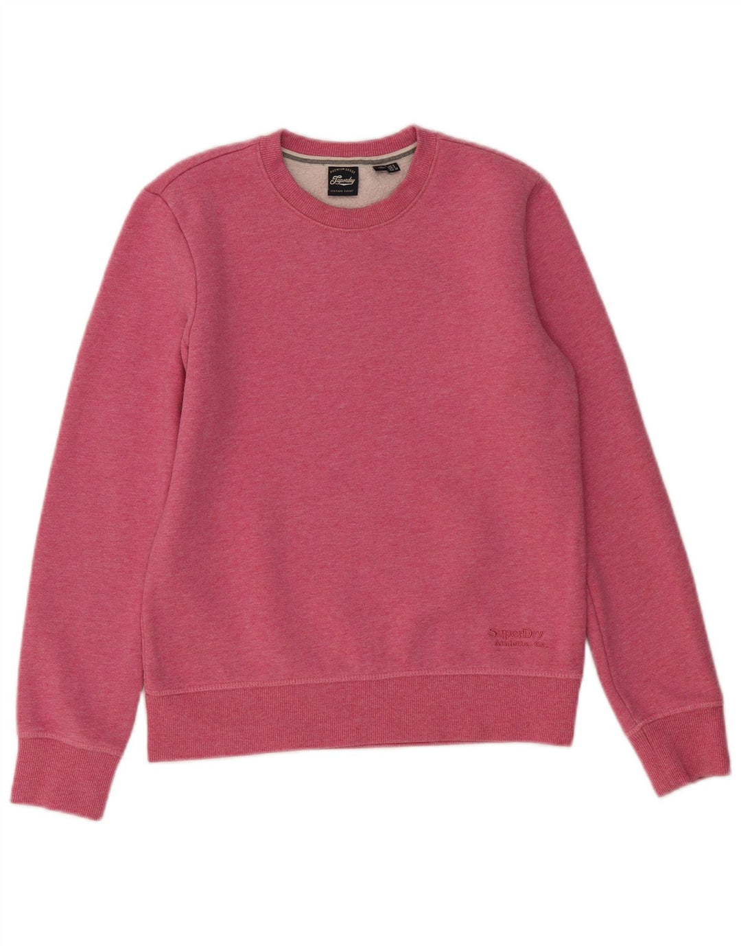 Superdry Damen-Sweatshirt-Pullover, Gr. 8, Größe S, Rosa, Baumwolle