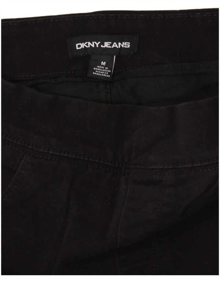 Dkny Damen-Jeansshorts, mittelgroß, W30, schwarze Baumwolle