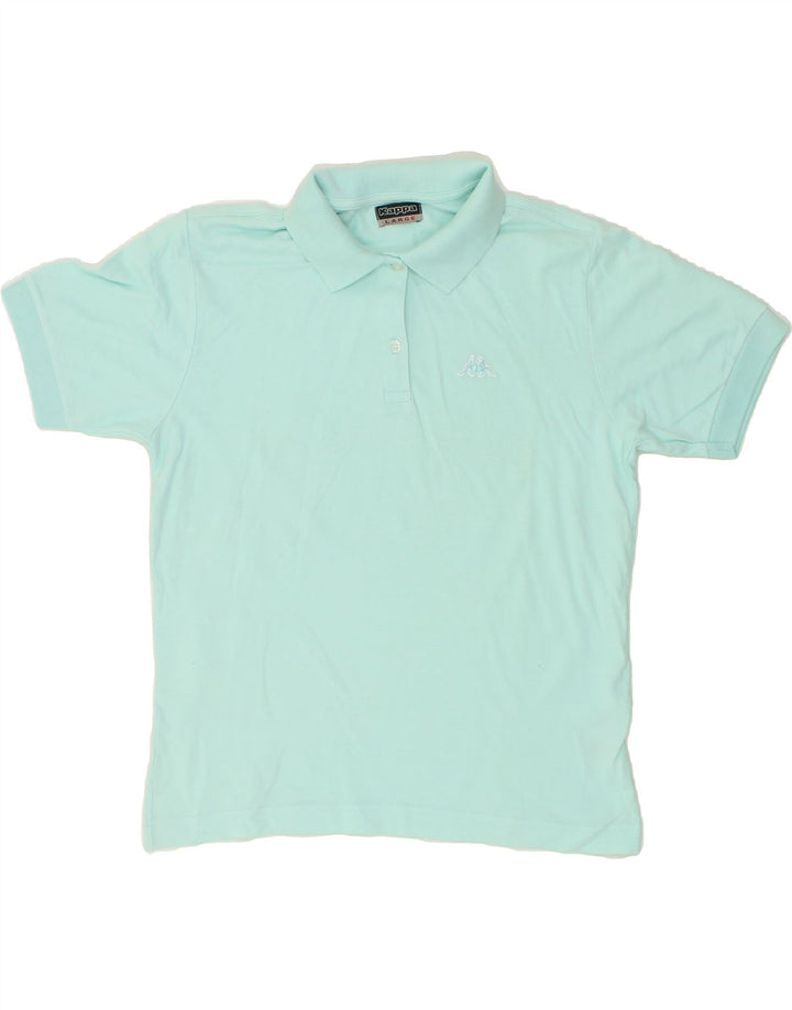 KAPPA Womens Polo Shirt UK 16 Large Blue Cotton Vintage Kappa and Second-Hand Kappa from Messina Hembry 