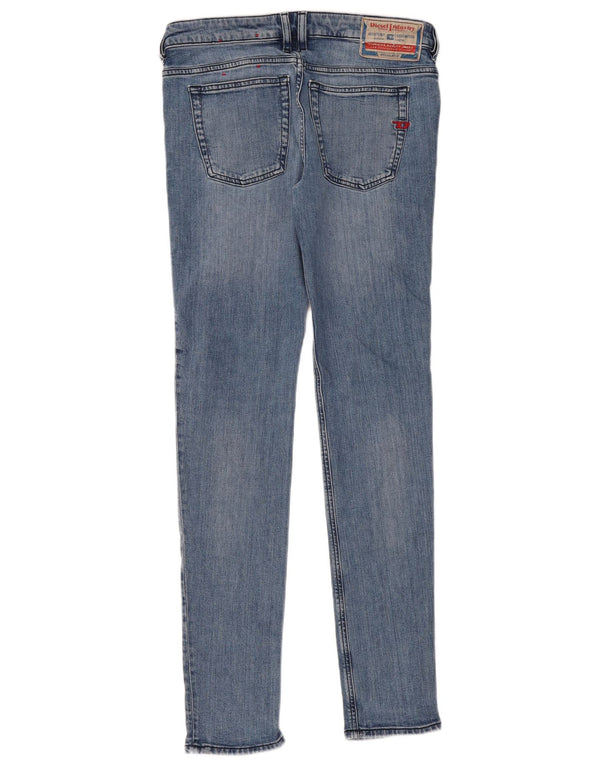 Diesel Damen Skinny Jeans W31 L32 Blaue Baumwolle
