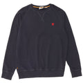 TIMBERLAND Herren-Sweatshirt mit normaler Passform, große marineblaue Baumwolle
