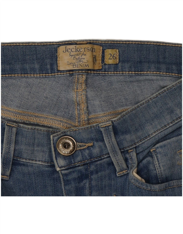 Jeckerson Damen Bootcut Jeans W26 L31 Blaue Baumwolle