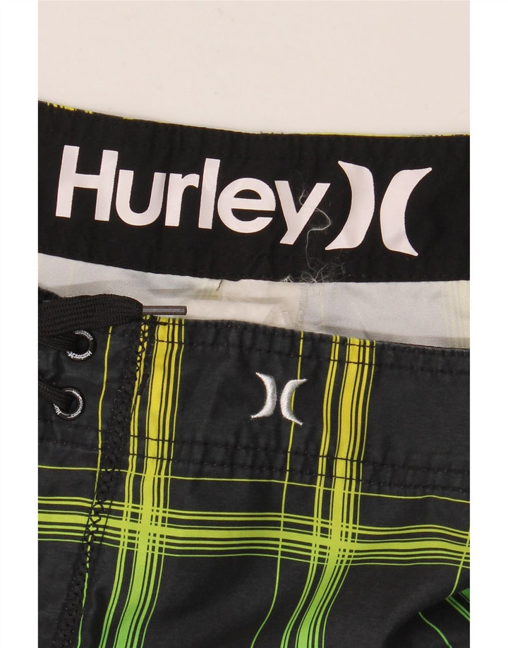 Hurley Herren Badeshorts XL Mehrfarbig kariert