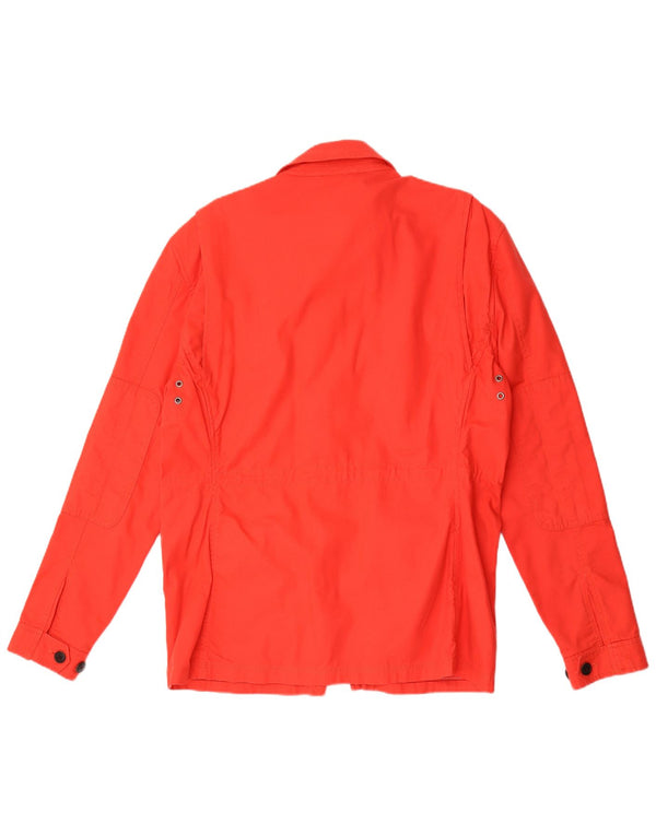 Tommy Hilfiger Herren Militärjacke UK 40 Große rote Baumwolle