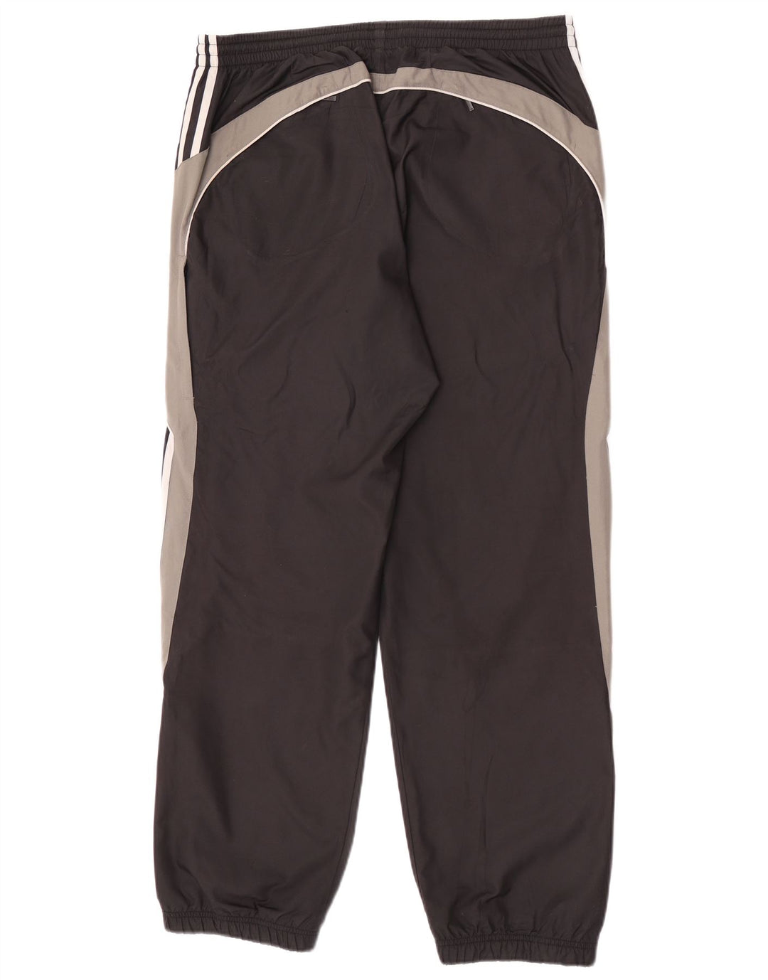 Adidas Herren-Trainingshose, Jogginghose, groß, schwarzes Farbblock-Polyester