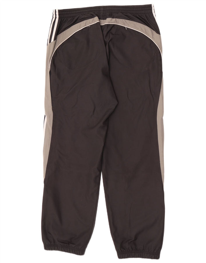 Adidas Herren-Trainingshose, Jogginghose, groß, schwarzes Farbblock-Polyester