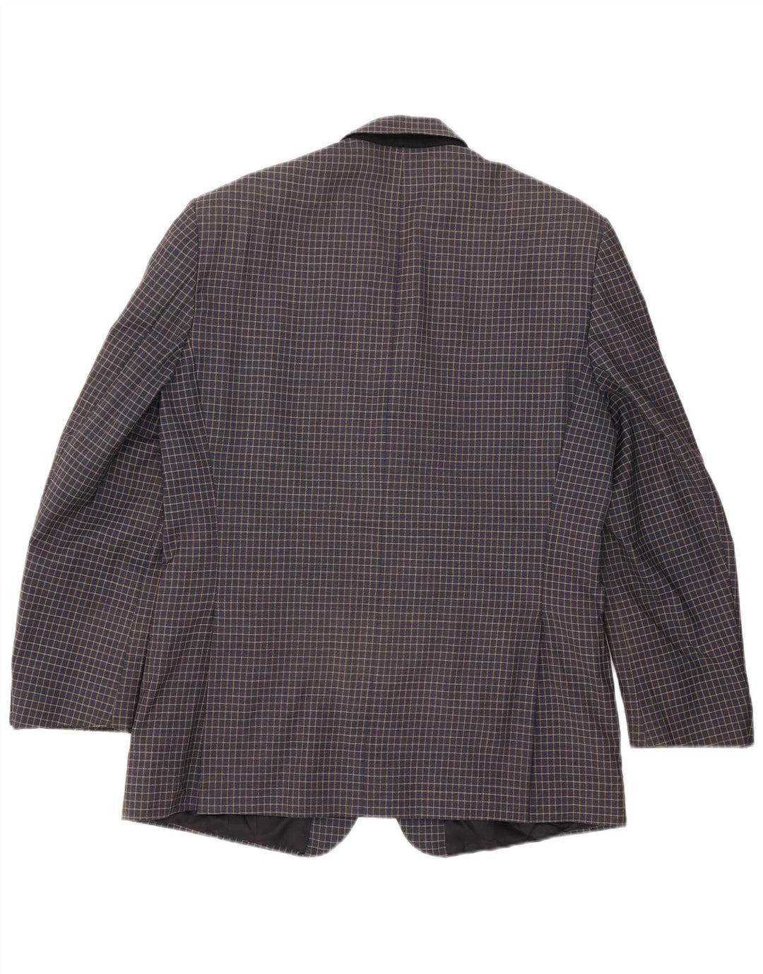 Renato Balestra Herren-Blazer mit 3 Knöpfen, UK 38, mittelblau kariert
