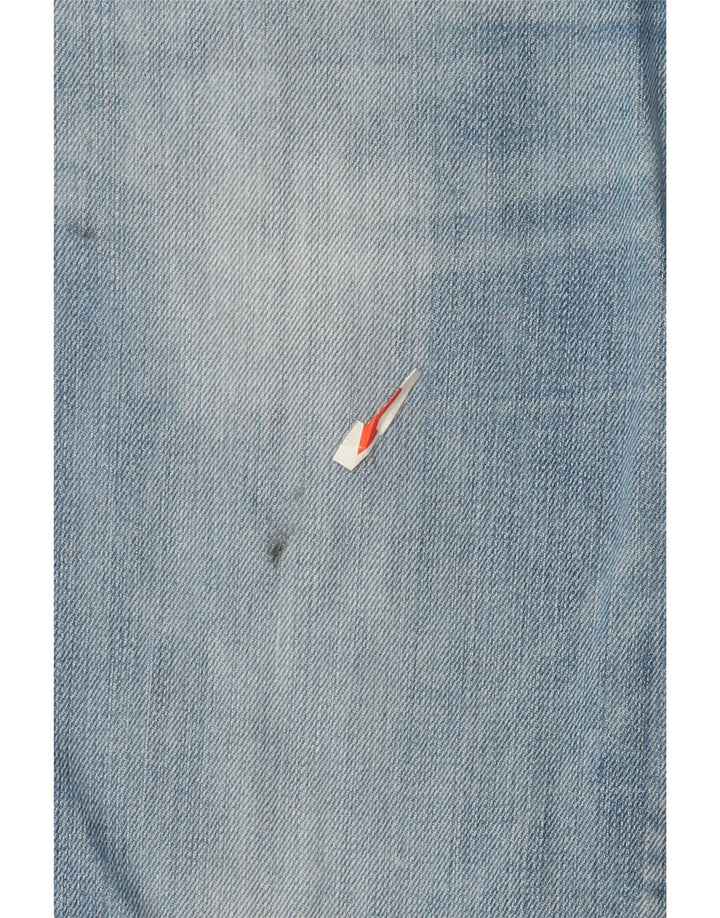 Levi's Damen 570 Straight Jeans W28 L30 Blaue Baumwolle