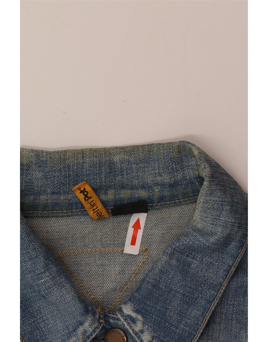 Meltin' Pot Damen Jeansjacke UK 14 Mittelblaue Baumwolle