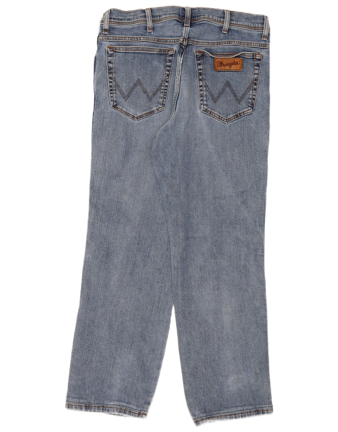 Wrangler Herren Texas Straight Jeans W36 L29 Blaue Baumwolle
