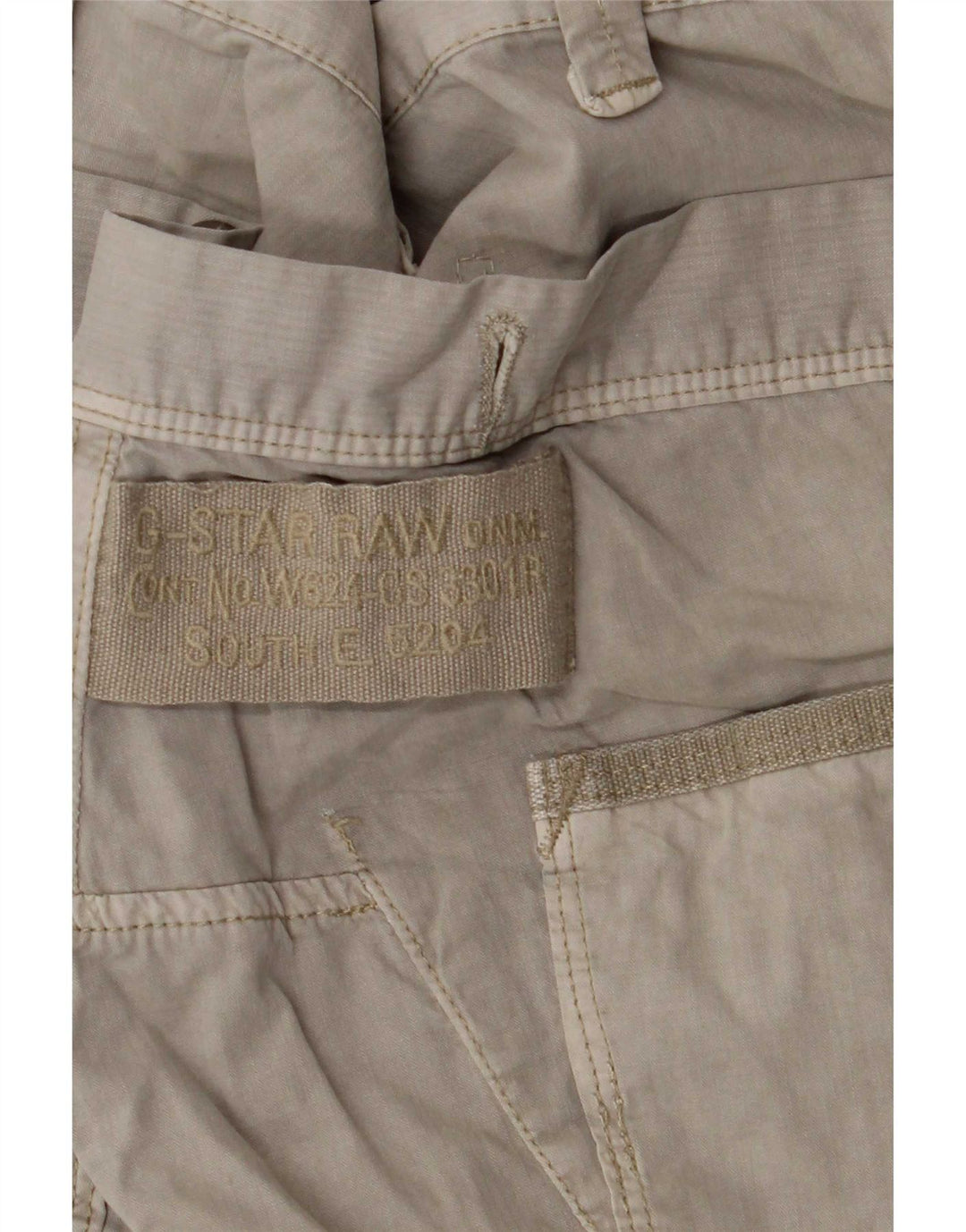 G-Star Herren Straight Cargo Hose W32 L30 Grau