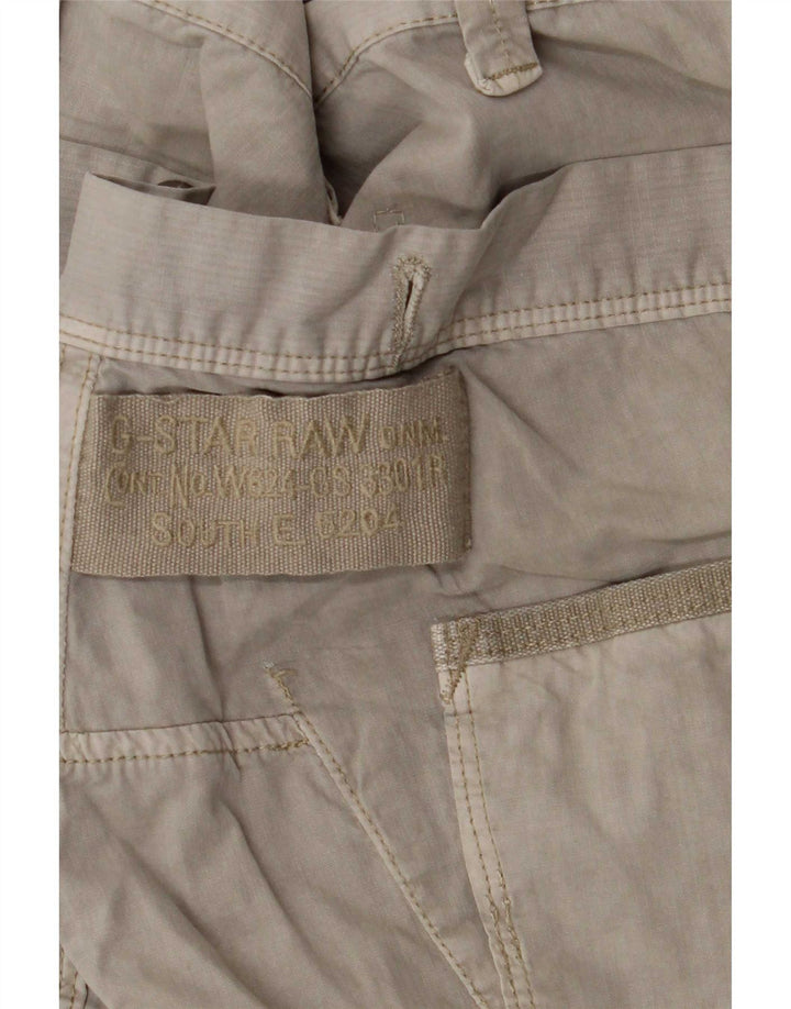 G-Star Herren Straight Cargo Hose W32 L30 Grau