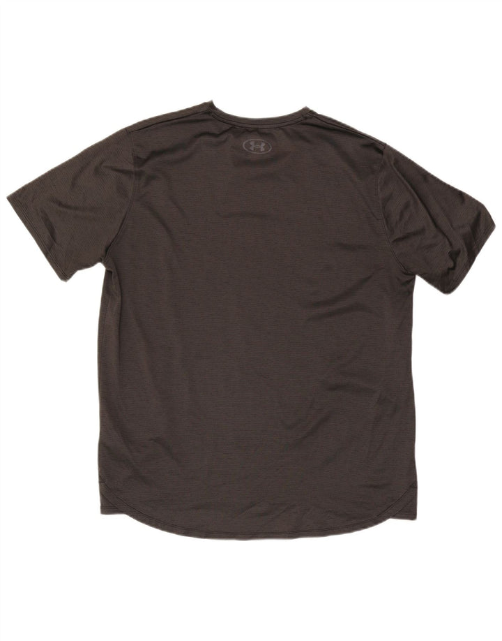 UNDER ARMOUR Herren T-Shirt Top Large Grau Polyester