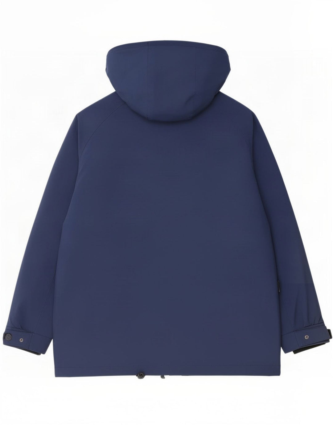 Aesse Damen Gore-Tex Kapuzen-Regenjacke IT 44 Medium Marineblau Polyester