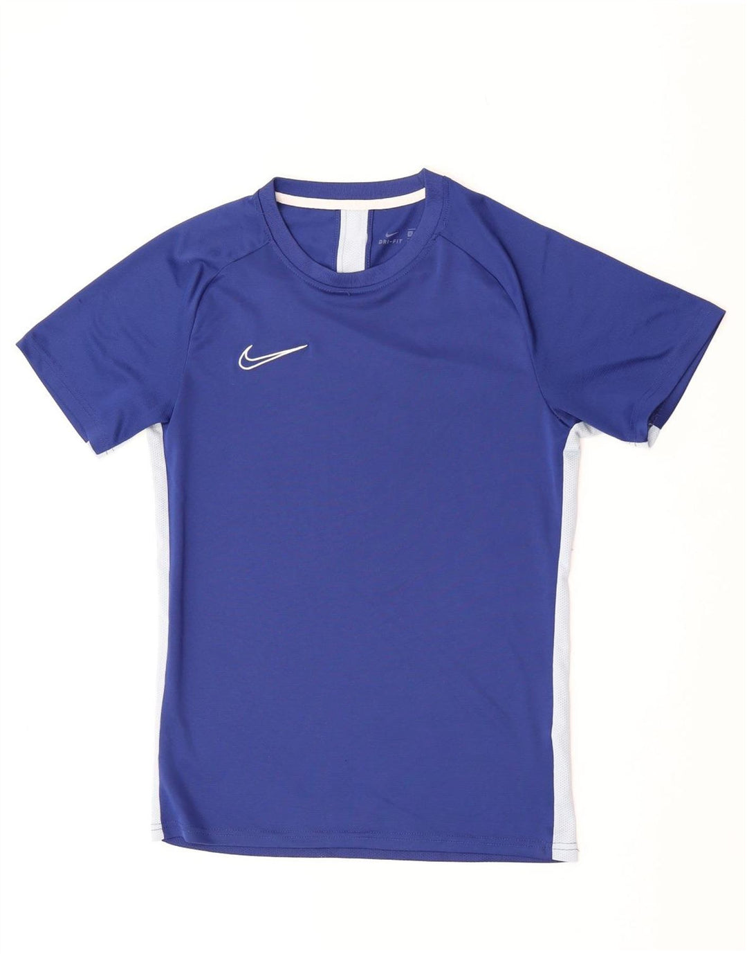 Nike Herren Dri Fit T-Shirt Top Small Blau Farbblock