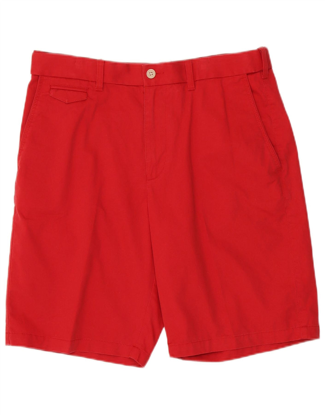 Marks & Spencer Herren-Chinoshorts, W34, Größe L, Rot, Baumwolle