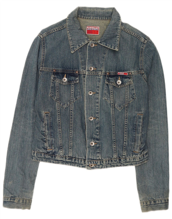 Kookai Jeansjacke für Jungen, 11–12 Jahre, XL, blaue Baumwolle