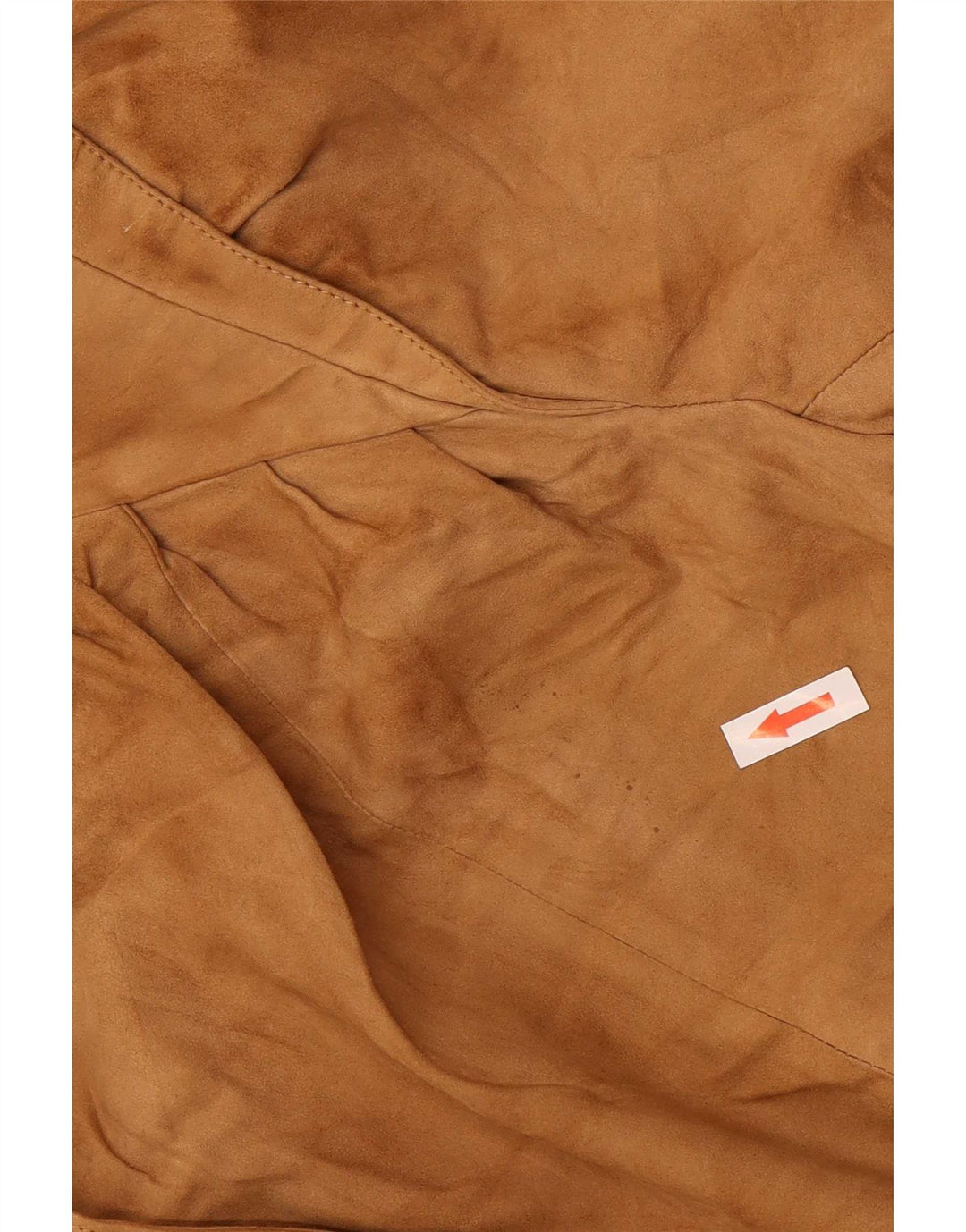 Vintage Damen Wildleder Bomberjacke IT 42 Medium Beige Leder