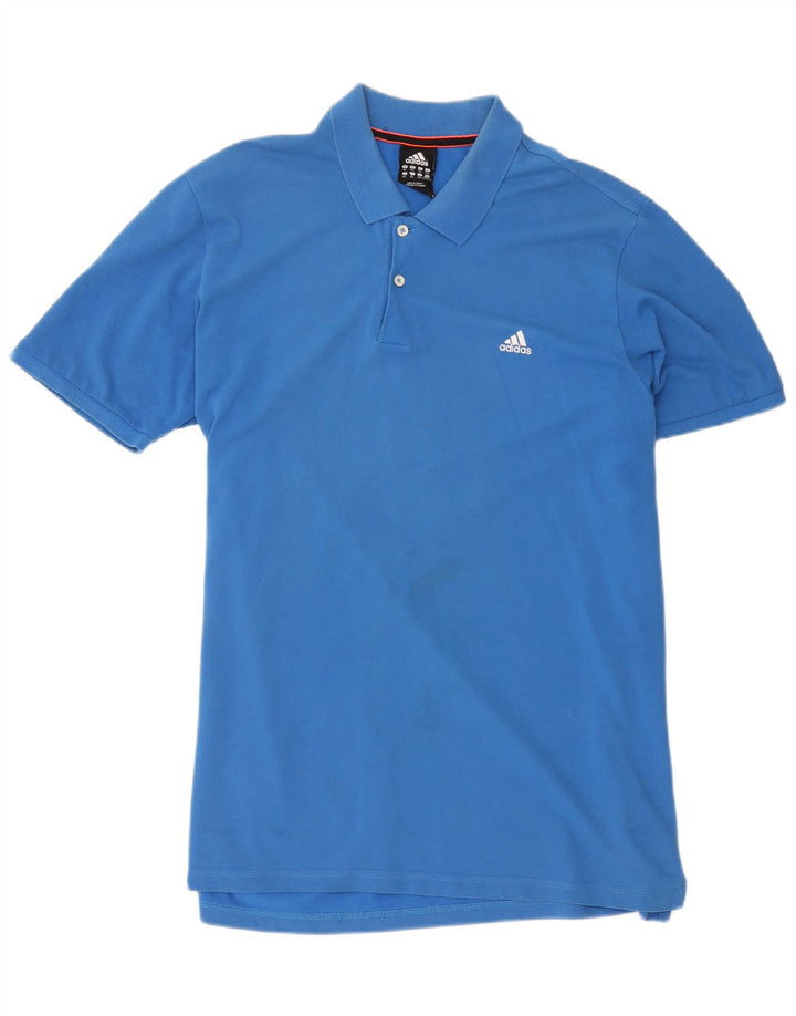 Adidas Herren Climalite Poloshirt 2XL Blau Baumwolle