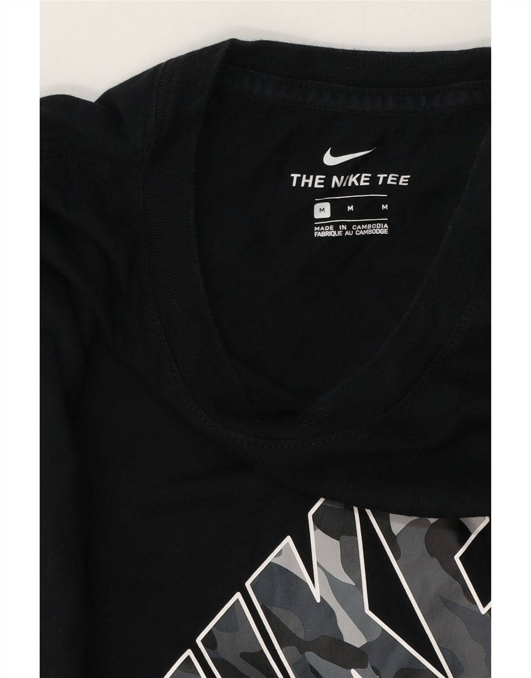 Nike Herren-T-Shirt mit Grafik, mittelgroß, Schwarz