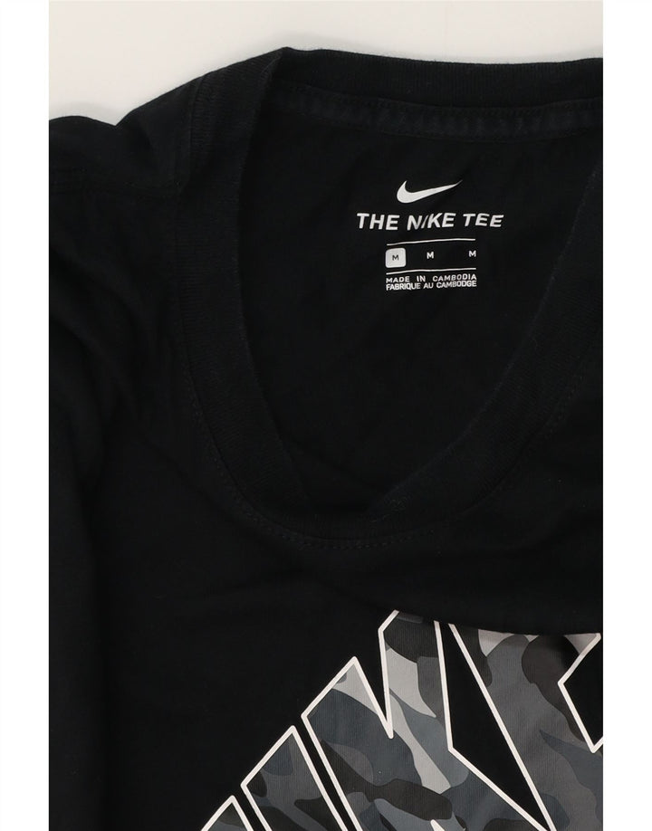 Nike Herren-T-Shirt mit Grafik, mittelgroß, Schwarz