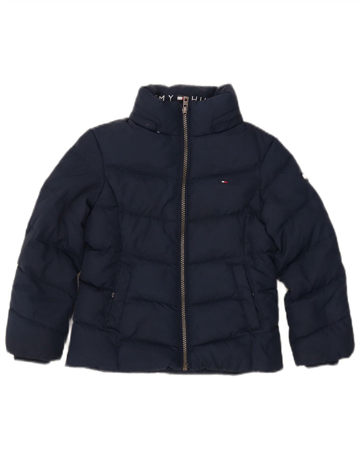 Wattierte Jacke für Jungen von Tommy Hilfiger, 5–6 Jahre, marineblaues Polyester