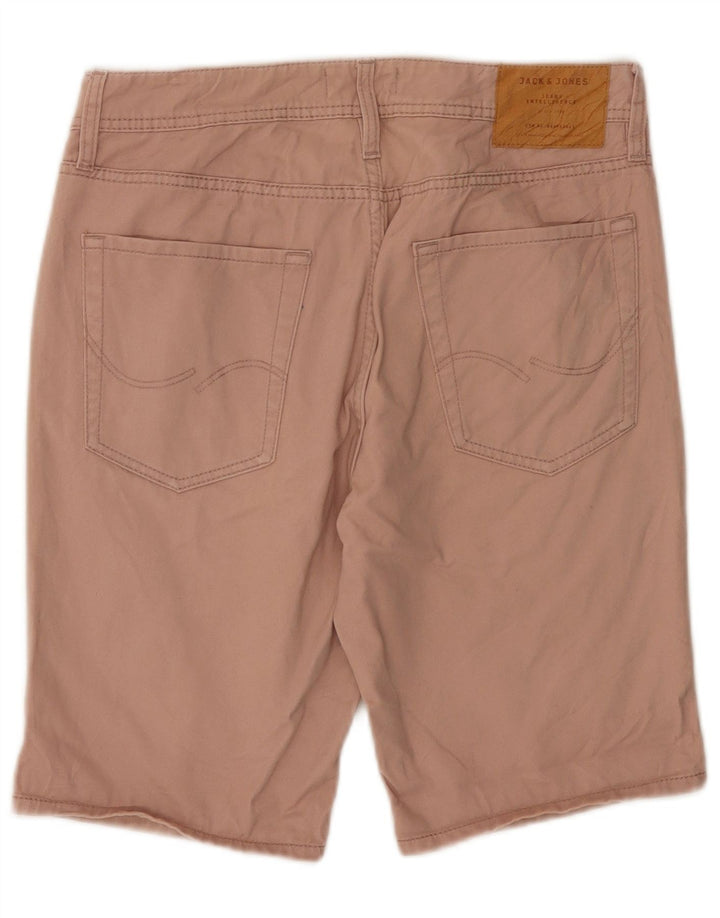 JACK & JONES Herren-Chinoshorts mit normaler Passform, Größe S, W29, Rosa, Baumwolle