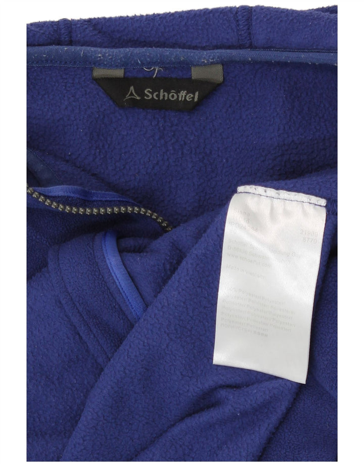 Schöffel Damen Kapuzen-Fleecejacke UK 14 Medium Marineblau Polyester