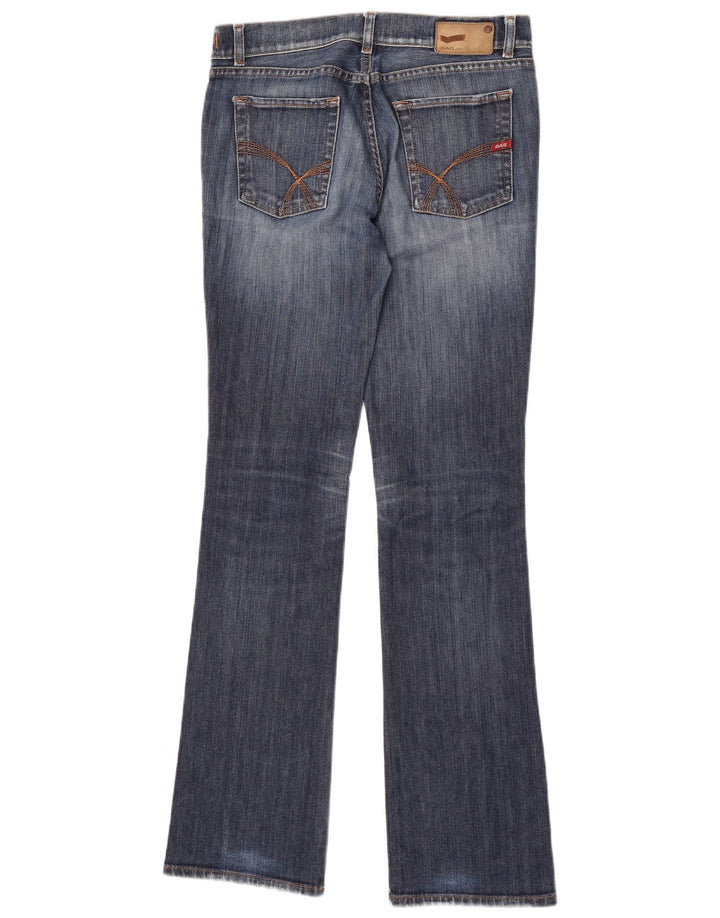 Gas Damen Bootcut Jeans W29 L34 Blaue Baumwolle