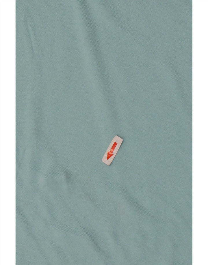 Umbro Damen T-Shirt Top UK 14 Mittelblaue Baumwolle