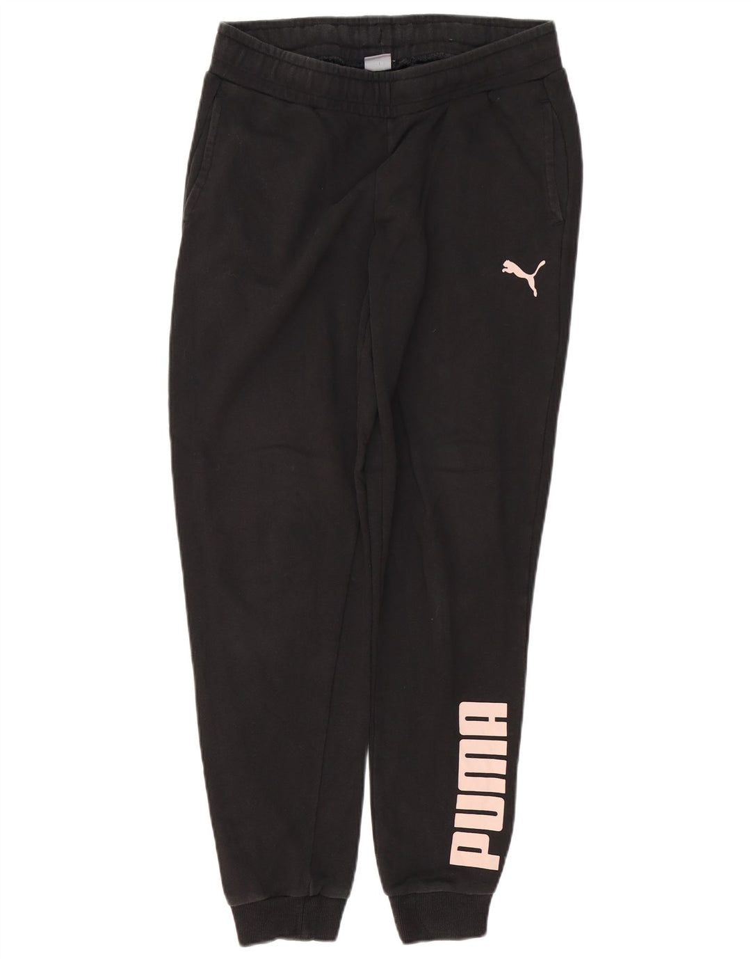 PUMA Damen Graphic Trainingshose Jogger UK 14 Medium Schwarz