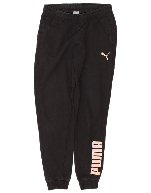 PUMA Damen Graphic Trainingshose Jogger UK 14 Medium Schwarz