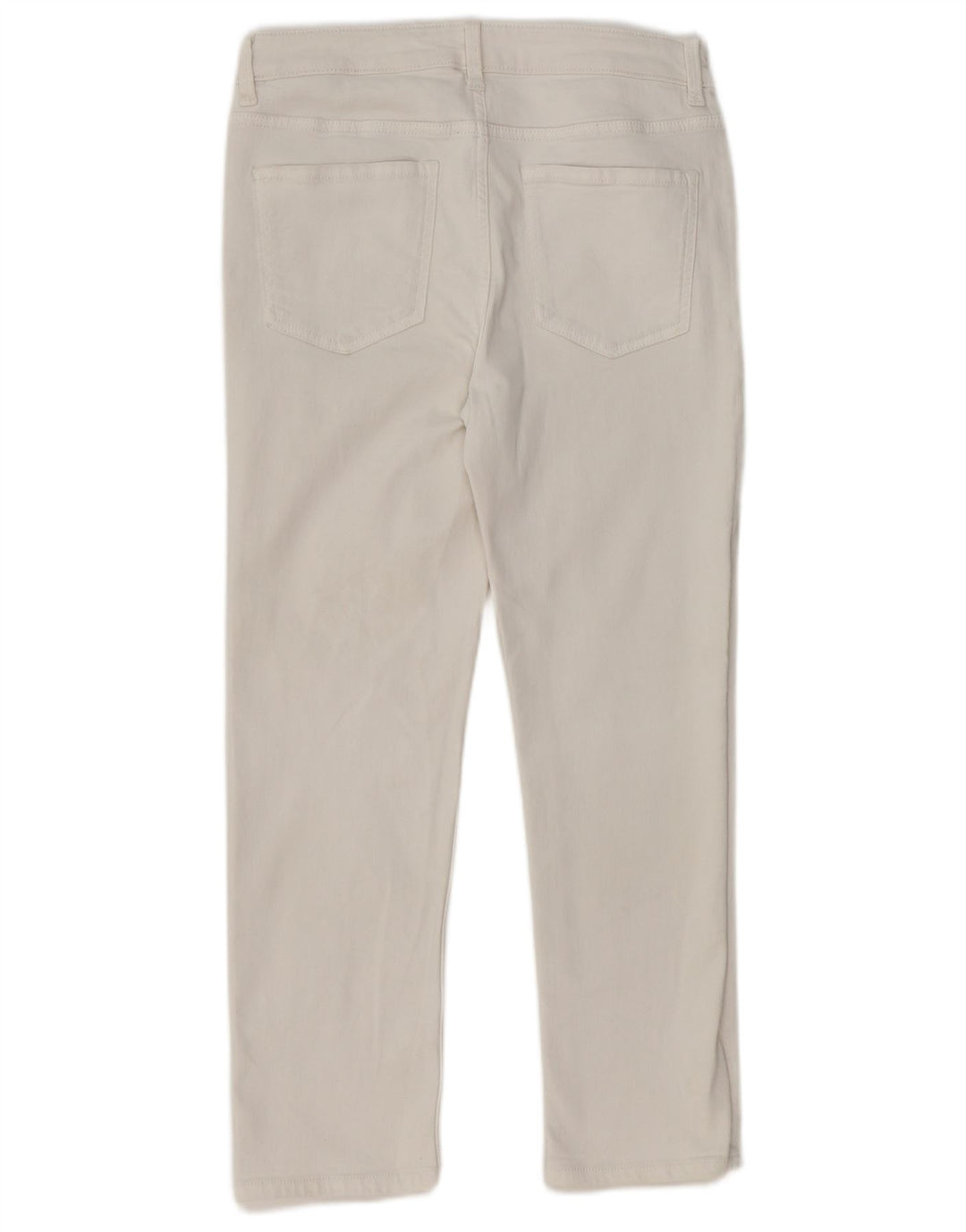 Marks & Spencer Damen The Sienna Straight Jeans UK 12 Medium W30 L26 Weiß