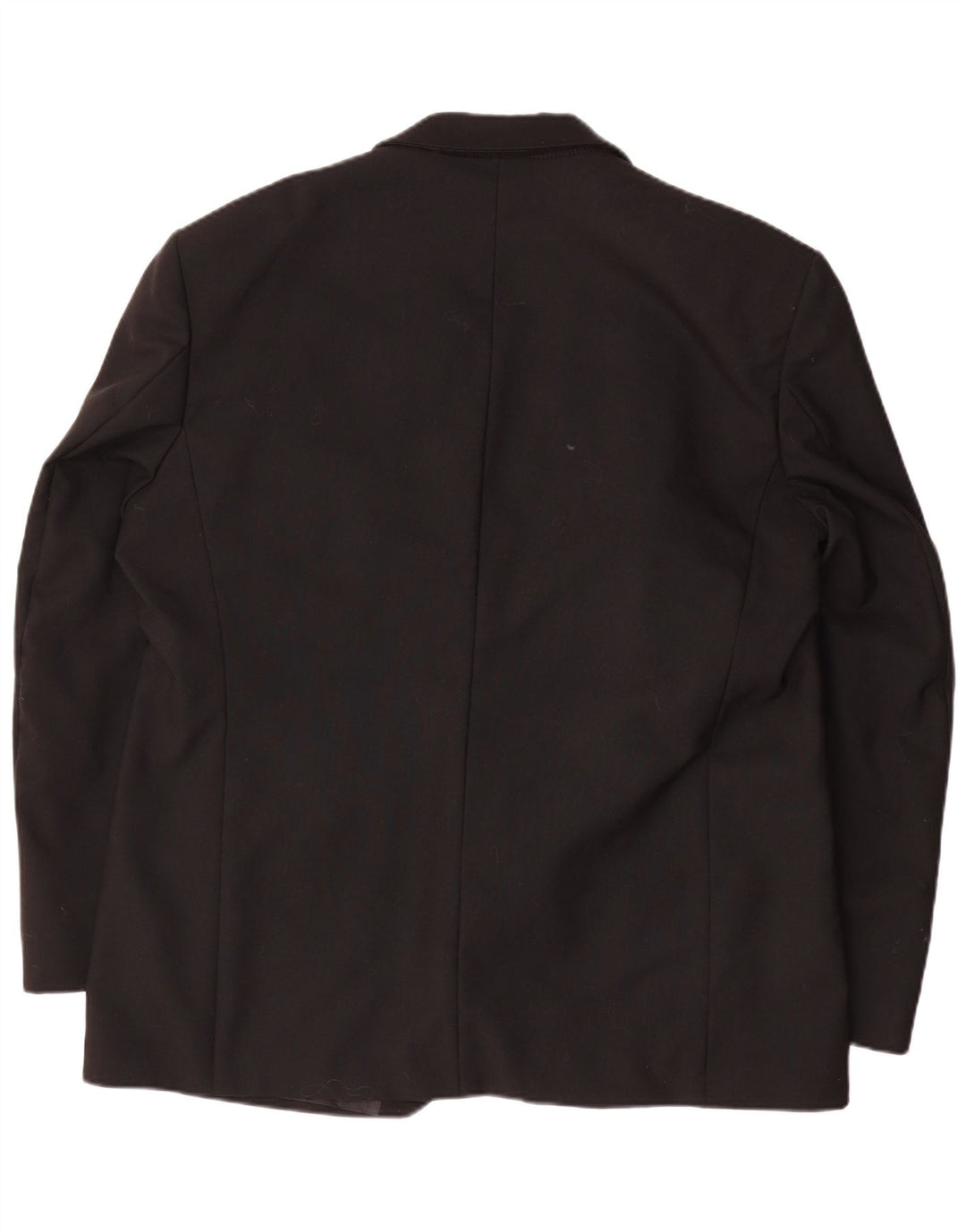 Wilvorst Herren-Blazer mit 1 Knopf, UK 42, XL, schwarze Wolle