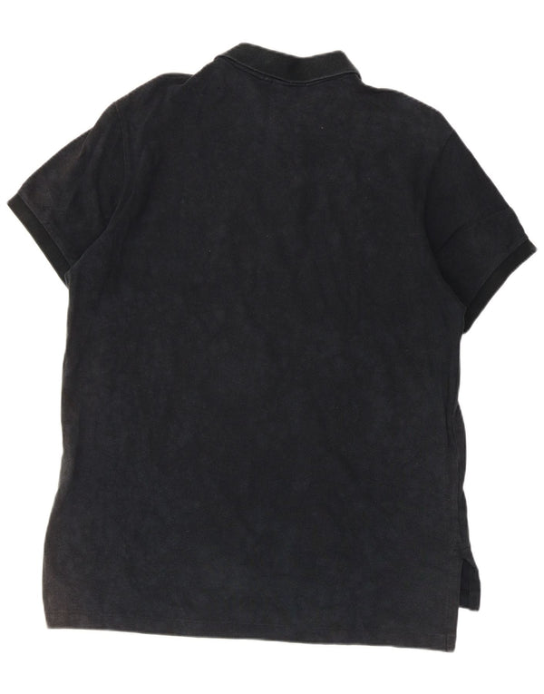 Polo Ralph Lauren Mens Custom Fit Polo Shirt Large Black Cotton