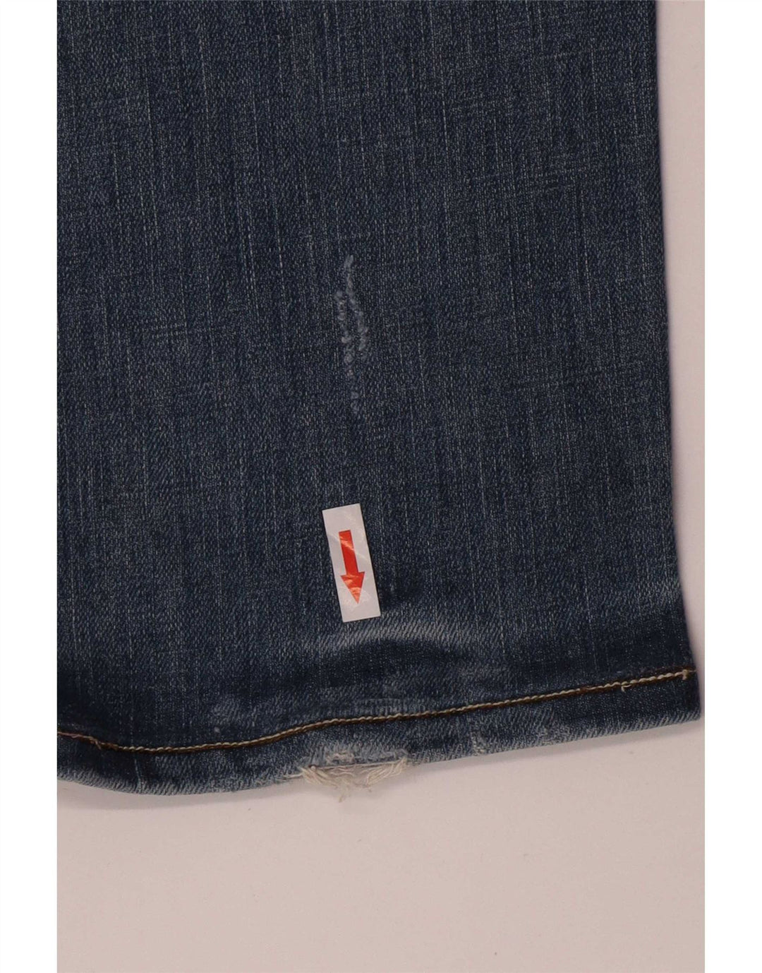 Diesel Damen Ronhar Straight Jeans W32 L34 Blaue Baumwolle