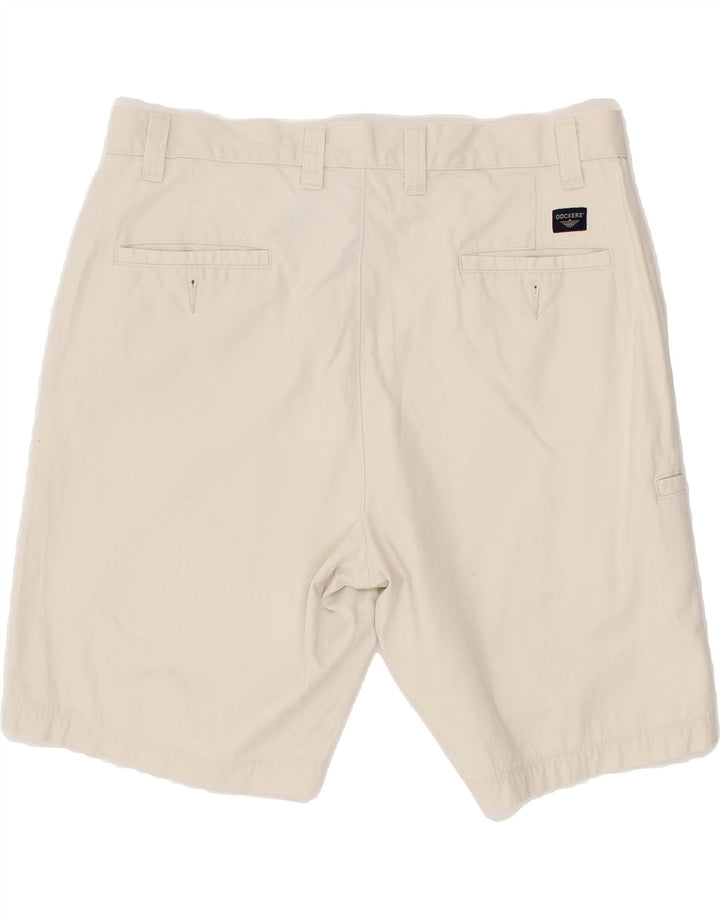 DOCKERS Mens Cargo Shorts W36 Large Off White Cotton Vintage Dockers and Second-Hand Dockers from Messina Hembry 