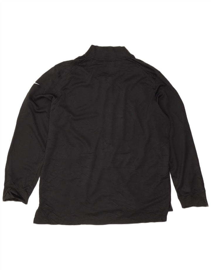 Nike Herren Dri Fit Trainingsanzug Top Jacke XL Schwarz Polyester