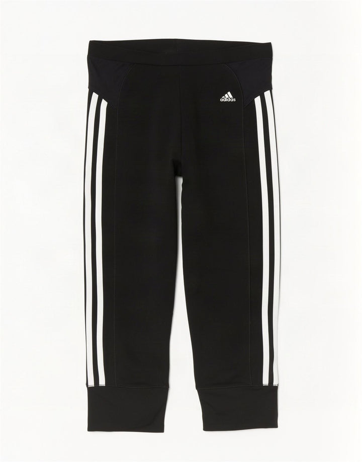 Adidas Damen Climacool Capri Trainingshose Jogger UK 14 Medium Schwarz