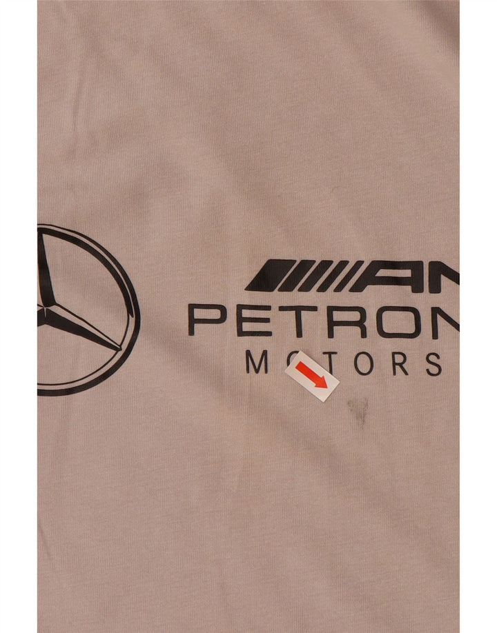 PUMA Herren Grafik T-Shirt Top Small Grau Baumwolle