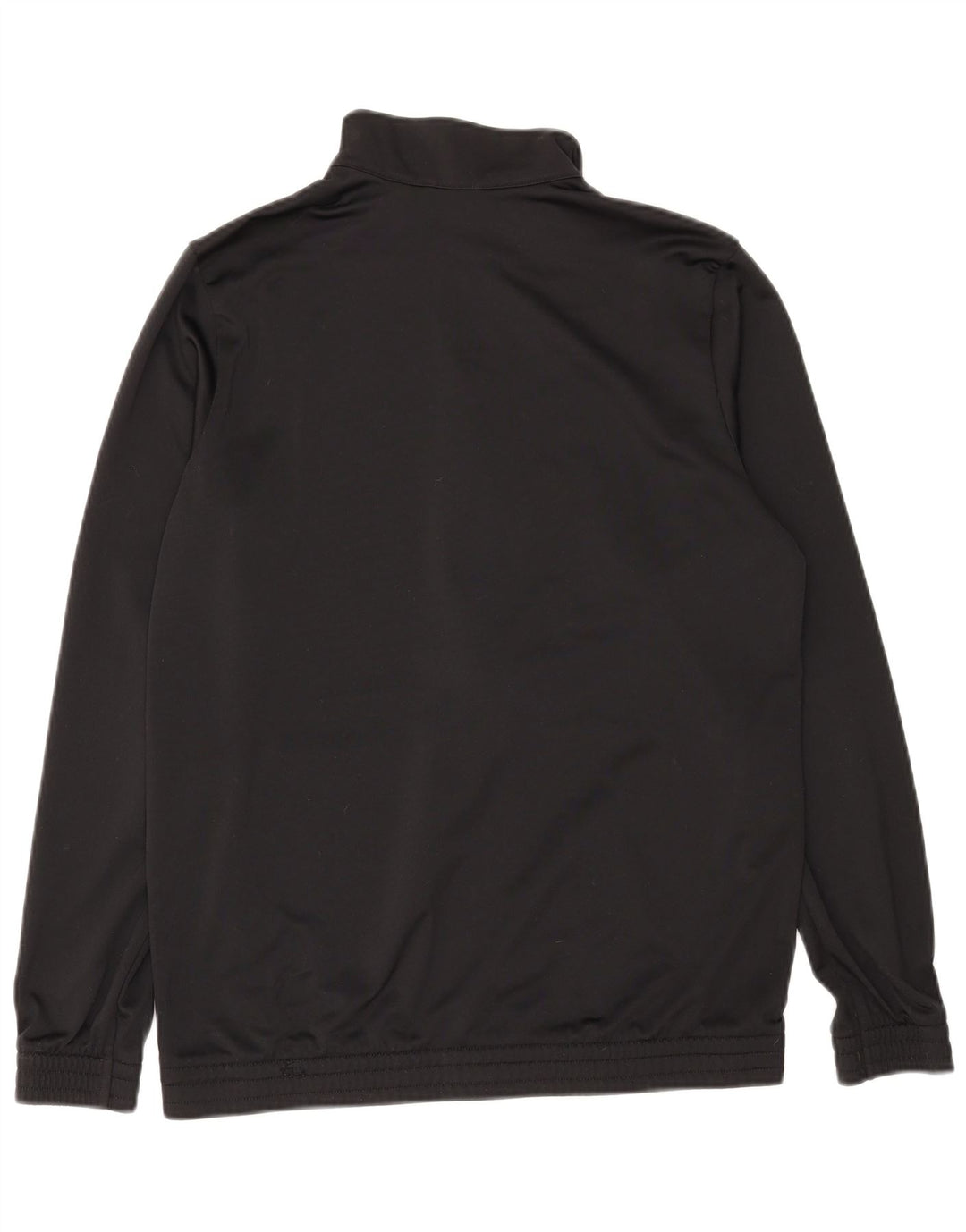 Adidas Mädchen-Trainingsanzugoberteil mit Grafik, 15–16 Jahre, schwarzes Polyester