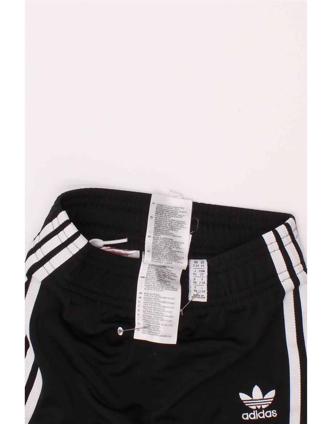 Adidas Jungen Trainingshose Jogger 2-3 Jahre Schwarz Polyester