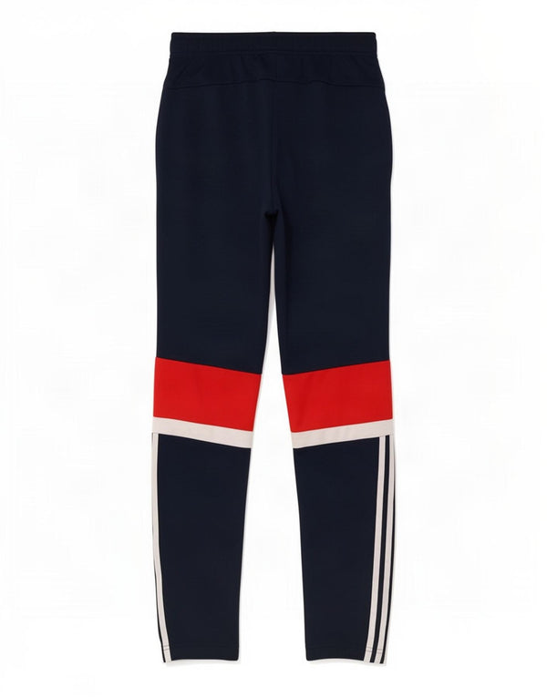 Adidas Trainingshose für Jungen, 13–14 Jahre, marineblaues Farbblock-Polyester