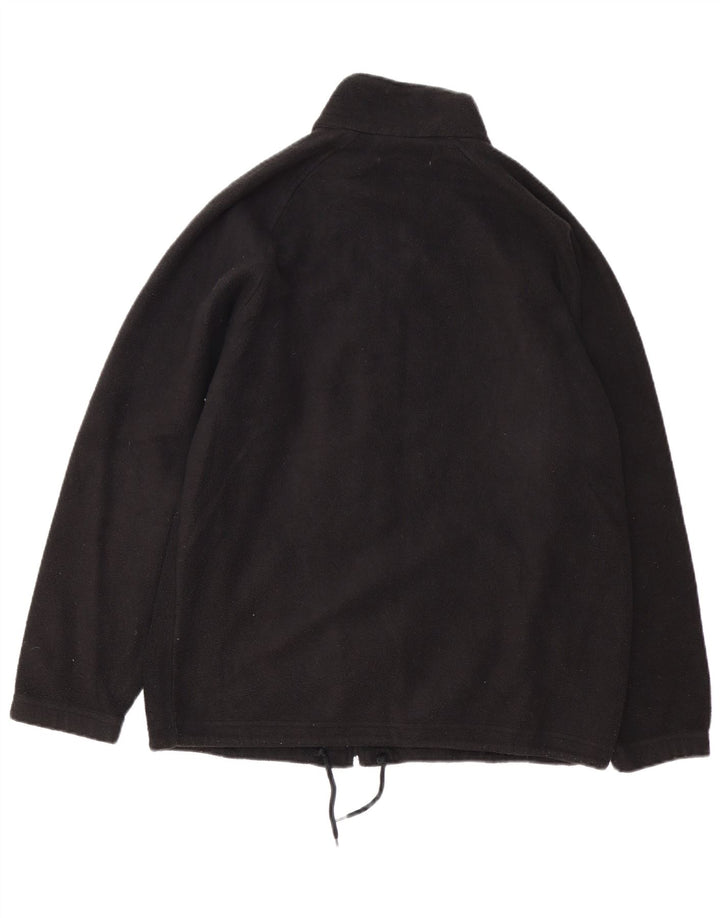 Kappa Herren Fleecejacke UK 40 Large Schwarz Polyester