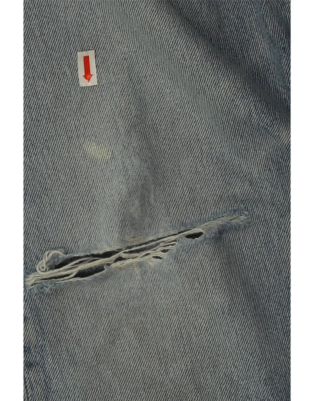 Levi's Herren 501 Distressed Straight Jeans W32 L27 Blaue Baumwolle