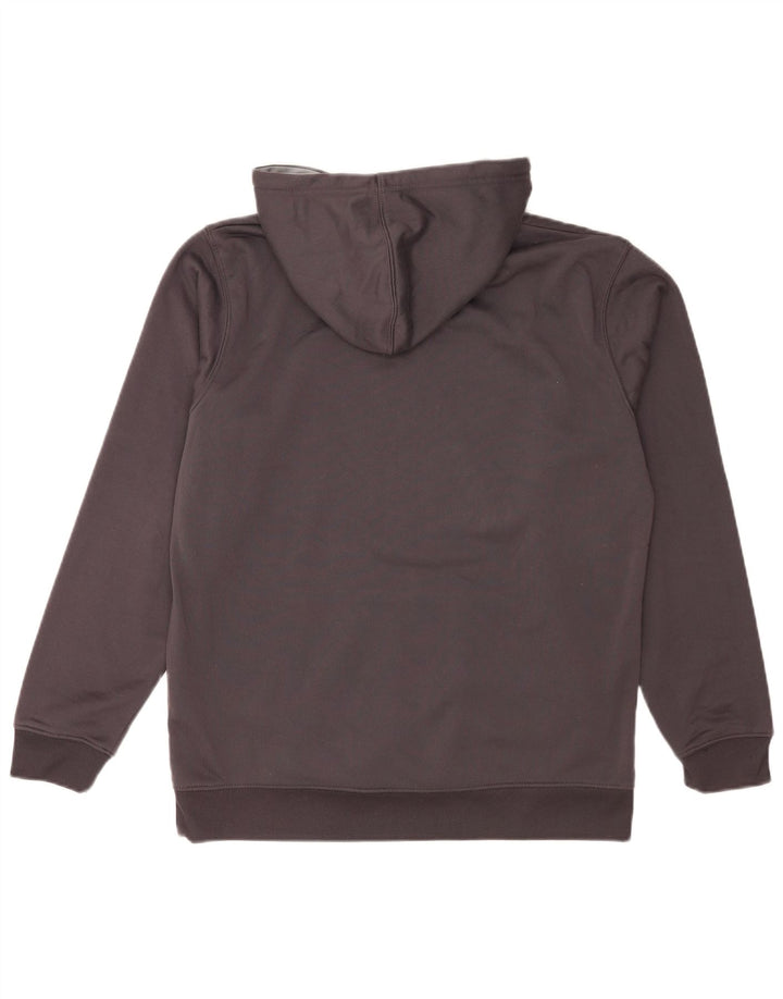 Reebok Herren Kapuzenpullover Mittelgraues Polyester