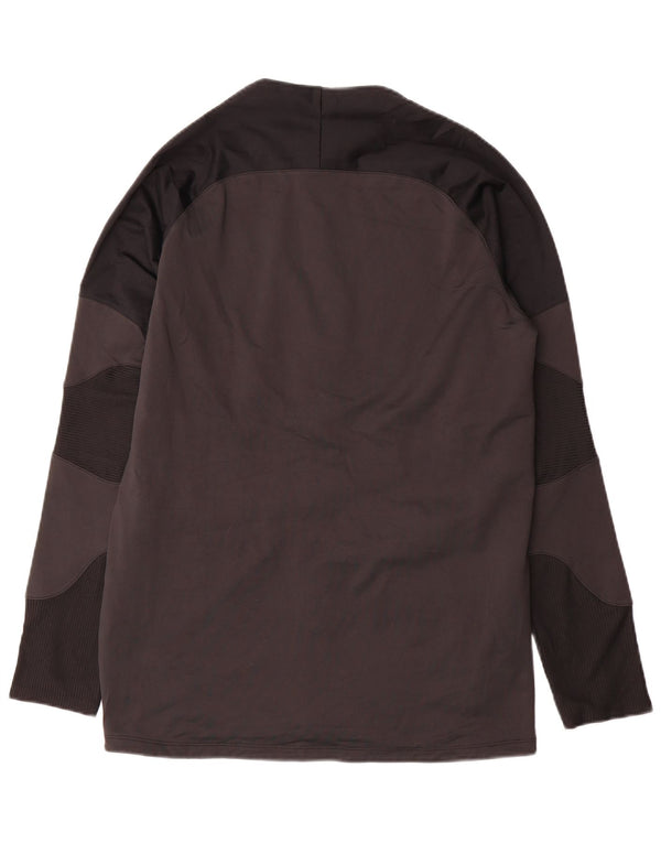 Nike Herren Therma-Fit-Trainingsanzugoberteil, Mittelschwarz, Farbblock