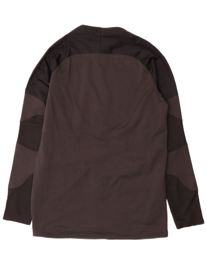 Nike Herren Therma-Fit-Trainingsanzugoberteil, Mittelschwarz, Farbblock
